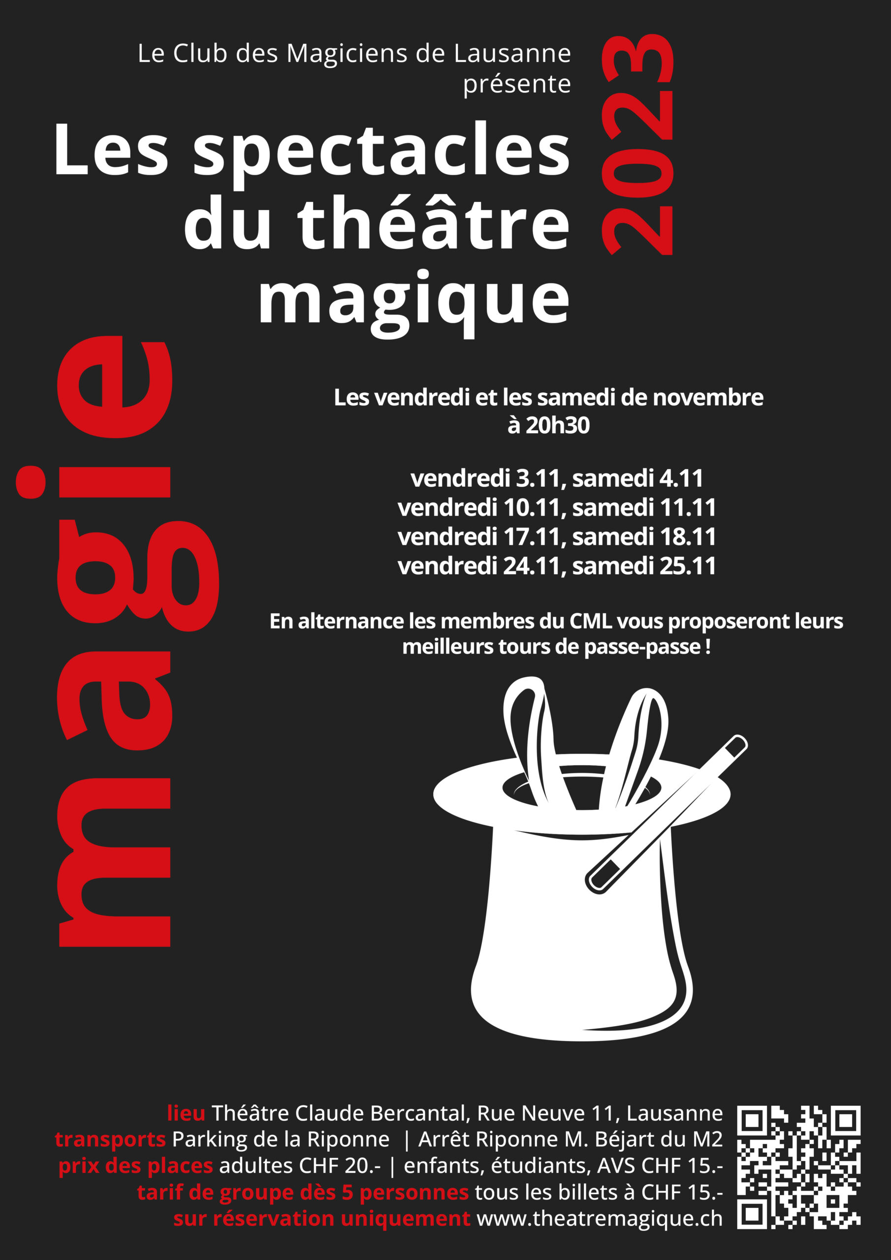 Affiche Theatre Magique 2023